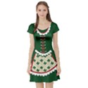 Clover Maid Shamrock Style Short Sleeve Skater Dress View1