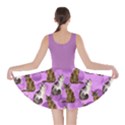 Purple Cats Colorful Space with Cats Saturn and Stars Skater Dress View2