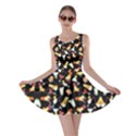 Tropical Beach Black Cocktail Alcohol Skater Dress View1
