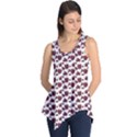 Purple Pattern With Wine Glasses Sleeveless Tunic View1