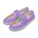 Blue Violet Dessert Sweet Food Snacks Icecream Womens Slip Ons View2