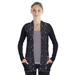 Dark Skull Open Front Pocket Cardigan by CoolDesigns