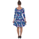 Xmas Ornament Quarter Sleeve Skater Dress View2
