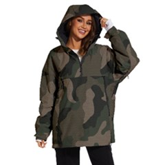 Camo, Abstract, Beige, Black, Brown Military, Mixed, Olive Women s Ski And Snowboard Jacket by nateshop