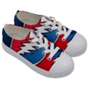 Grateful Dead Big Skull Kids  Low Top Canvas Sneakers View3
