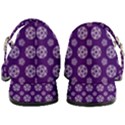White pentacle and purple pattern Women s Mary Jane Shoes View4