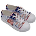 Independence Day United States Of America Kids  Low Top Canvas Sneakers View3