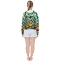 Monkey Tiger Bird Parrot Forest Jungle Style Women s Tie Up Sweat View2