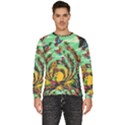 Monkey Tiger Bird Parrot Forest Jungle Style Men s Fleece Sweatshirt View1
