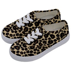 Jaguar Skin Texture, Jaguar Wool Texture, Yellow Kids  Classic Low Top Sneakers by kyorashop23