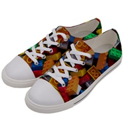 Lego, Toy Block, Colorfulness Men s Low Top Canvas Sneakers by kyorashop23