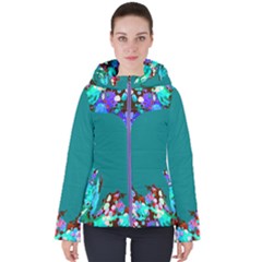 Esmeralda Women s Hooded Puffer Jacket by gussiartists
