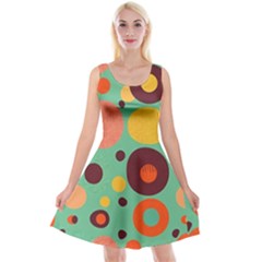 Geometric Design 11 Reversible Velvet Sleeveless Dress by myclothy