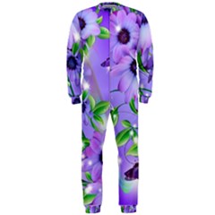 Purple Flower Nature Onepiece Jumpsuit (men) by Posterlux