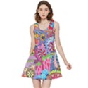 Cabbage Flower Abstract Inside Out Reversible Sleeveless Dress View1