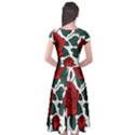 29 Cap Sleeve Wrap Front Dress View2