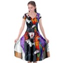 Halloween T-shirts design  Cap Sleeve Wrap Front Dress View1