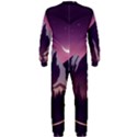Mountain Night Crescent Moon OnePiece Jumpsuit (Men) View2