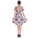 Ukrainian Folk Seamless Pattern Ornament Ethnic Ornament Border Element Traditional Art Short Sleeve Bardot Dress View2