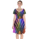 Abstract Colors - , Abstract Colors Short Sleeve Bardot Dress View1