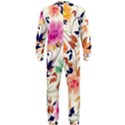 Abstract Floral Background OnePiece Jumpsuit (Men) View2