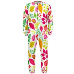 Leaves Pattern Seamless Texture Onepiece Jumpsuit (men) by Maspions