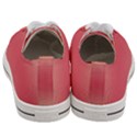 Cream Yellow To Crimson Red Bilinear Gradient Women s Low Top Canvas Sneakers View4