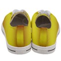 Burgundy Red To Electric Yellow Bilinear Gradient Men s Low Top Canvas Sneakers View4