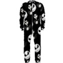 Jack Print, White, Before, Plain, Black, Simple, Christmas OnePiece Jumpsuit (Men) View1