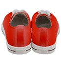 Pink Lace To Scarlet Red Bilinear Gradient Men s Low Top Canvas Sneakers View4