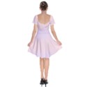 Pale Violet To Pale Pink Bilinear Gradient Short Sleeve Bardot Dress View2