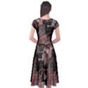 Aesthetic , Aesthetic, Dark Cap Sleeve Wrap Front Dress View2