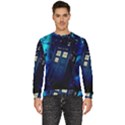 Tardis Doctor Who Space Galaxy Men s Fleece Sweatshirt View1