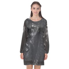 Bob Marley Long Sleeve Chiffon Shift Dress  by bestdesignintheworld