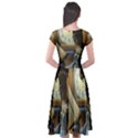 lady Cap Sleeve Wrap Front Dress View2
