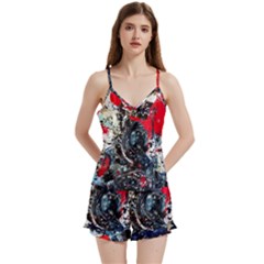 Multiple Desires-1-2 V-neck Satin Loungewear Set by bestdesignintheworld