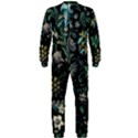 Pattern Flower Plants Leaves Nature OnePiece Jumpsuit (Men) View2