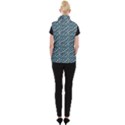 Turquoise Snake  Women s Button Up Vest View2