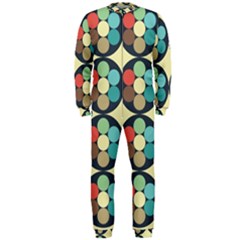 Circles Round Pattern Sphere Ball Onepiece Jumpsuit (men) by Sabxi