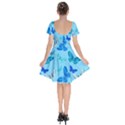 Butterflies Insect Pattern Nature Short Sleeve Bardot Dress View2