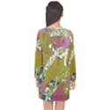 Colorwoven Abstract Print Long Sleeve Chiffon Shift Dress  View2