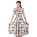 Cute Animals Cap Sleeve Wrap Front Dress View1