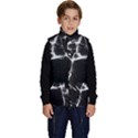 Dark Patch Art Crack Construction Kid s Button Up Puffer Vest View1