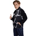 Dark Patch Art Crack Construction Kid s Button Up Puffer Vest View2
