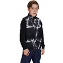 Dark Patch Art Crack Construction Kid s Button Up Puffer Vest View3