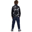 Dark Patch Art Crack Construction Kid s Button Up Puffer Vest View4