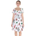 Bluey, Bluey merch, Bluey pattern, Bluey Bluey, bingo, Bluey design, bluey dog Short Sleeve Bardot Dress View1