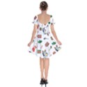 Bluey, Bluey merch, Bluey pattern, Bluey Bluey, bingo, Bluey design, bluey dog Short Sleeve Bardot Dress View2