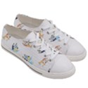 Bluey, Bluey merch, Bluey pattern, Bluey Bluey, bingo, Bluey design, bluey dog Men s Low Top Canvas Sneakers View3