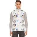 Bluey, Bluey merch, Bluey pattern, Bluey Bluey, bingo, Bluey design, bluey dog Men s High Neck Button Up Puffer Vest View1